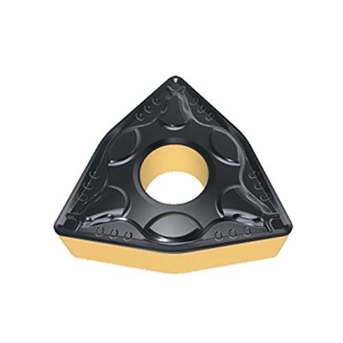 WNMG432 / WNMG080408-PM of CNC Carbide Inserts for Steel Turning Cutting Tools, The Chip Breaker PM fit for Semi-Finishing Metal Cutting, 10 PCS.