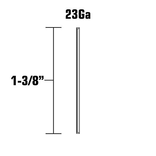 Metabo HPT Pin Nails | 1-3/8" x 23 Gauge | Electro-Galvanized | 2000 Count | 23004SHPT (Pack of 2) 1-3/8" x 23 GA (Pack of 2)