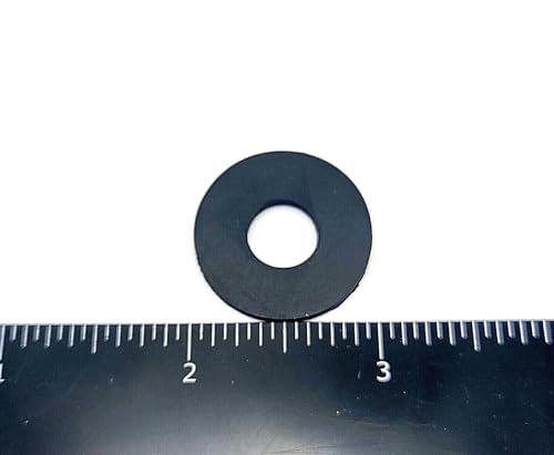 3/8" ID Rubber Flat Washers 1" OD x 1/16" Thick EPDM Gasket Spacers Seal Rings for Plumbing and Automotive Applications 3/8 x 1 x 1/16 (12 Pack) 12