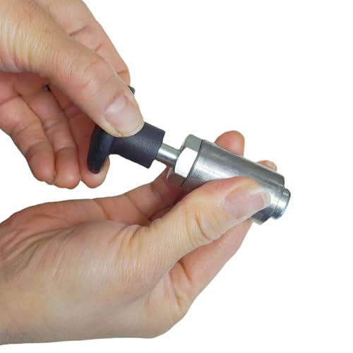 Handle Spring-Loaded Pull pins, Welded Barrel Pull Rod knobs, Screw Locks, Steel Spring plungers/Dowel pins (2, Dia:1/2in.-Black) 2