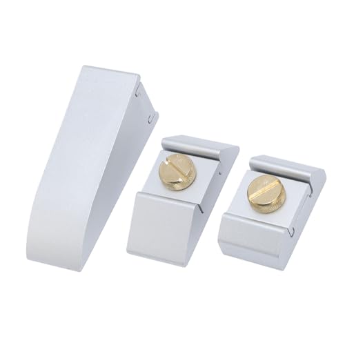 Hand Sander Holder Set 3PCS, Aluminum Sanding Block with Bevel Wedge Shapes for Wood Metal Leather