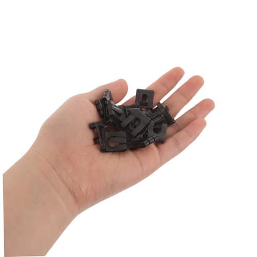 Beavorty 30pcs Anti-loosening Retaining Clips for Office Chair Gas Lift Cylinder, Heavy-duty 65mn Spring Steel Fasteners with Black Coating, Sturdy Replacement Clamps for Home