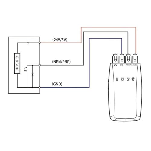 MS-TO1 Sensor Testing Box With 2500MAh Battery Capacity, Rechargeable Switch Tester Box For Photoelectric/Proximity/Electronic Component, NPN PNP Identification, Sensor Troubleshooting Tool