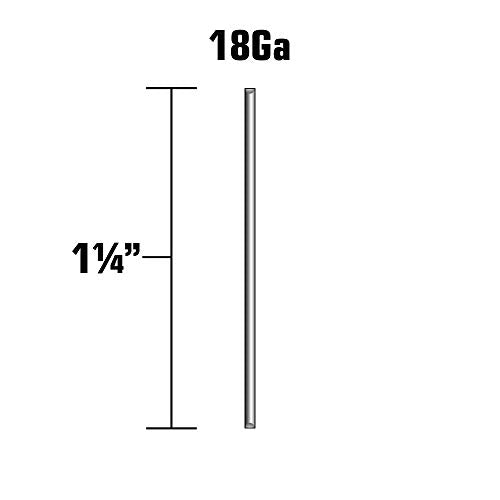 Metabo HPT Brad Nails | 1-1/4 Inch x 18 Gauge | Electro Galvanized | Smooth | 1,000 Count | 24106THPT (Pack of 2) Pack of 2