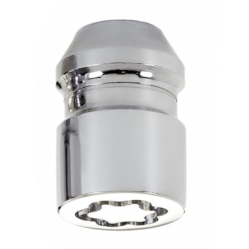 McGard Wheel Lock Nut Set for Honda Accord/Civic 1990-2020 | 4 Pack | Cone Seat | M12 x 1.5 | 19mm & 21mm Dual Hex | 1.28 in. Length | Chrome
