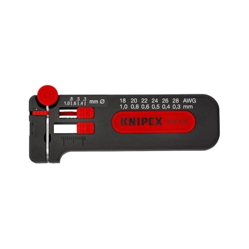 KNIPEX 12 80 100 SB Awg 18-28 Mini Wire Stripping Tool