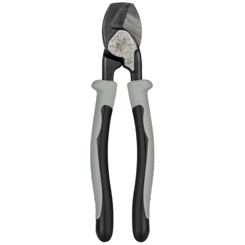 Klein Tools J63215 Journeyman Compact Cable Cutter for Solar Panel Installation, Cuts 1/0 AWG aluminum, copper, and communications cable