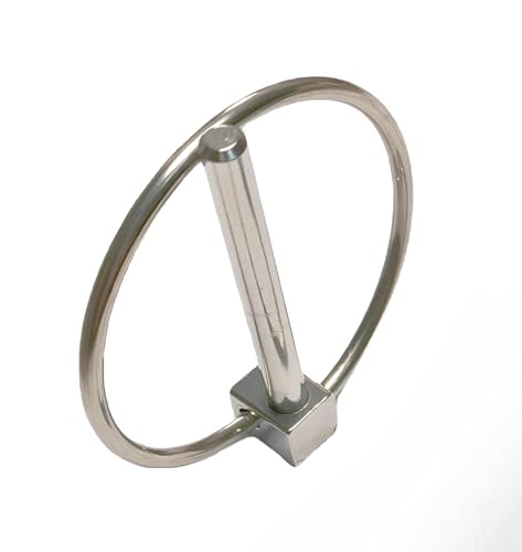 4Pcs/6Pcs Stainless Steel 316 (1/5"), (1/4") Lynch Pins Linch Pins O-Pins, Marine Connectors(Φ1/5" x 1-11/16")（4Pcs） Φ1/5" x 1-11/16"