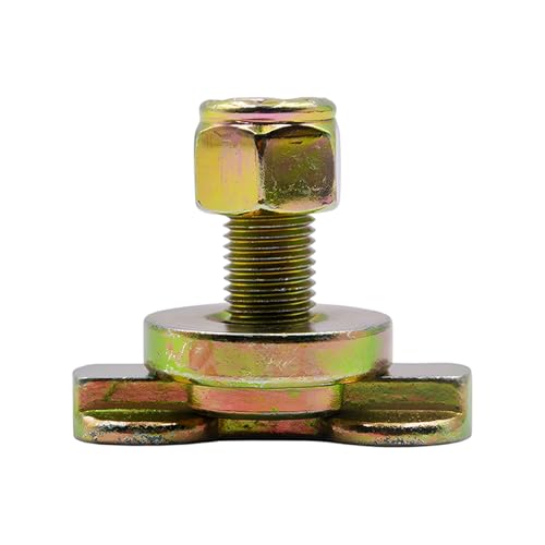 Cargo Control L Track Threaded Bolt Double Stud Fitting, (10 Pack) 5,500 Pounds Break Strength, Use with L Track Rails in Your Truck Or Trailer to Create Heavy-Duty Bolt Down Anchor Points