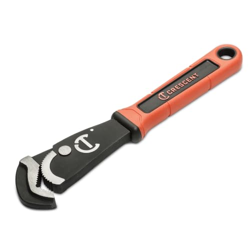 Crescent Pipe Wrench 12In Self Adjusting Dual Material