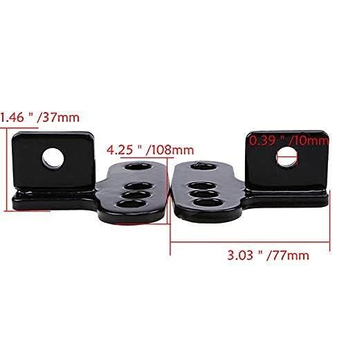 Motorcycles 1Set Adjustable Lowering Kit 1-3- for Harley Sportster 2000-2015 XL883 XL1200 Rear Motorbike Lowering Blocks black#2