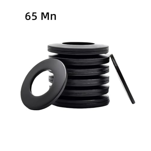 Belleville Washers Conical Disc Spring Cup Washers High-Strength Material, 65Mn Belleville Washers (1/4",100) 1/4" 100