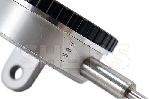 Shars 1" High Precision Dial Indicator, .001" Graduation 303-3111B ! Black 0-1" x .001" 303-3111B