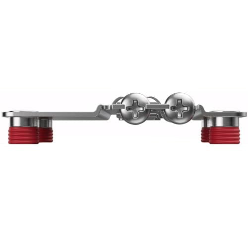 Cabinet Mounting Bracket Hanging Connector Pair – Adjustable Heavy Duty Wall Cabinet Hanger Brackets, Concealed Kitchen Cupboard Mount Hardware for Wall Cabinets, Wardrobe, Bathroom Storage