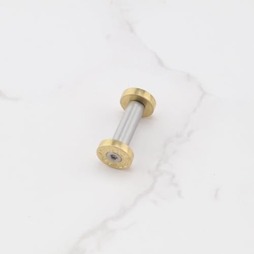 10Pcs M4 Handle Screws Nuts Handle Bolt Rivets Screw Stainless Steel Shaft Rivets for Tactical Driving Kni-VES Total Lenght 17mm, HP662-AW
