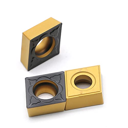 CCMT32.51 / CCMT09T304-PM of CNC Carbide Inserts for Steel Turning Cutting Tools, The Chip Breaker PM fit for Semi-Finishing Metal Cutting, 10 PCS.