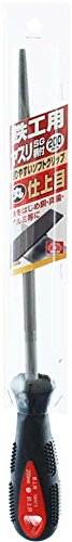 SK11 Ironwork File SG with Handle, Finished, Round 7.9 inches (200 mm)