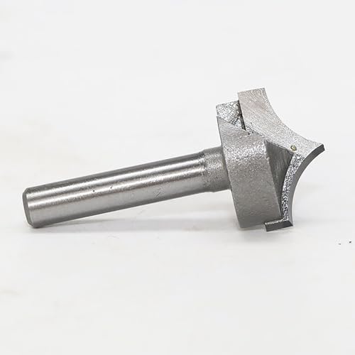 Point Cutting Roundover Router bit 1/2 inch Shank 2 inch Cutting Diameter Edging Cabinet Door Drawer Router bits Woodworking Carving milling Cutter 2in 1/2in