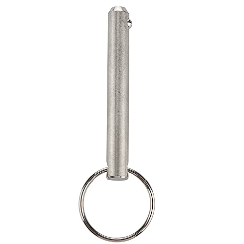 4 Pcs Long Quick Release Pin, Diameter 3/8"(9.5mm), Usable Length 2.4"(61mm), Overall Length 3"(76mm), Full 316 Stainless Steel, Bimini Top Pin, Marine Hardware