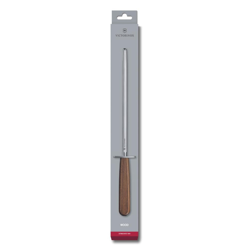 Victorinox Honing Steel with Maple Handle - Premium Kitchen Knife Sharpener, 9"