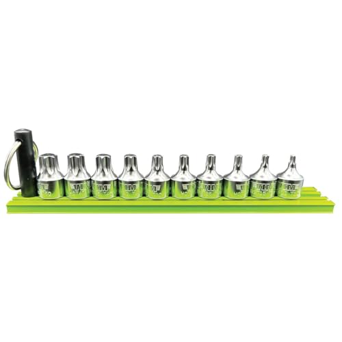 10 PIECE HALF CUT STUBBY TORX SET ON MAGRAIL
