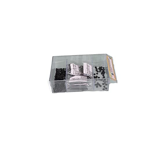 1800 PCS M2 Series Button Head Hex Socket Screws Washers Nuts Kit with Modular Box (M2 Series)