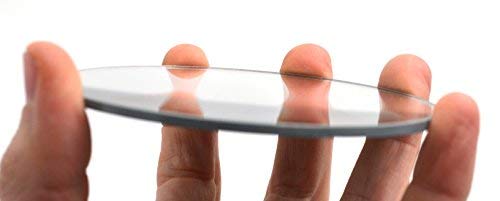 EISCO Concave Mirror - 4" Dia, 150mm Focal Length - 3mm Thick - Glass Labs (Pack of 2) 4"L x 4"W (Pack of 2)