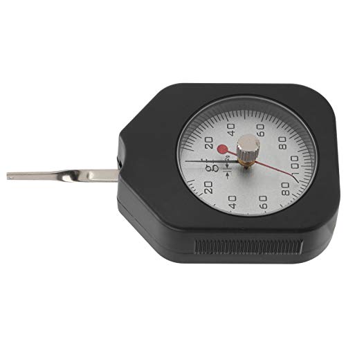  [AUSTRALIA] - Kadimendium SEG‑100‑2 Dial Tension Meter Tester Pocket Gram Force Meter Double Pointer 100g Tension Meter for Dial Measuring Instrument