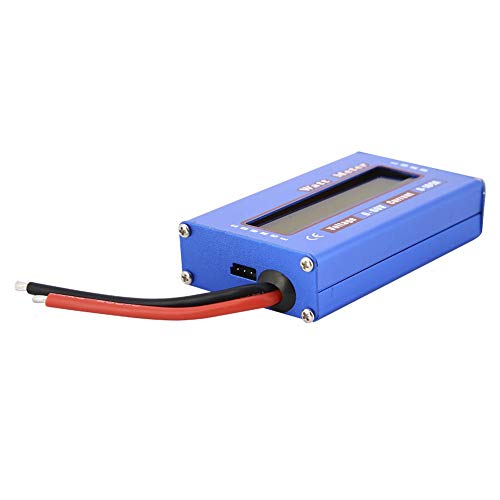 Watt Meter, Digital Power Analyzer with Digital LCD DC 60V 100A Wattmeter for Voltage (V) Current (A) Power (W) (Ah) and Energy (Wh) Measurement