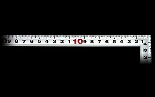 Shinwa Sokutei 10286 Curve Scale, Thick Back, Square Point, JIS Silver, 11.8 inches (30 cm) 30cm