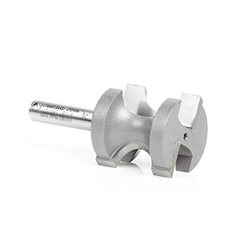 Amana Tool - 51547 Carbide Tipped Bullnose 1/4 Radius x 1 Dia x 1 4" Shank 1 Dia x 1 4" SHK