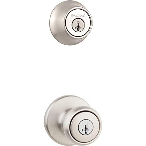 Kwikset 96900-381 690T 15 SMT BBPKG Satin Nickel Tylo Entry Combo Set (Pack of 1) Old Latch