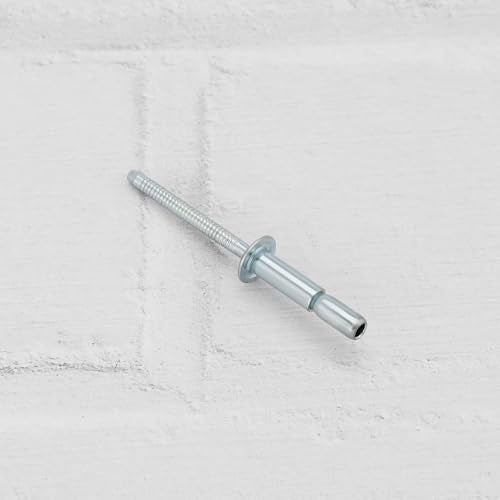 40PCS Internal Lock Dome Head Structural Rivets Grip Range of 1.5mm-16.0mm Rivet Fastener Bolt for Aviation Automobiles Construction Silver