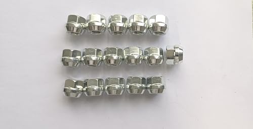 16pcs M10*1.25 ATV UTV Wheel Lug Nuts 85-2010 Replacement for Honda Suzuki Kawasaki Yamaha Arctic cat Can-am Front or Rear Studs