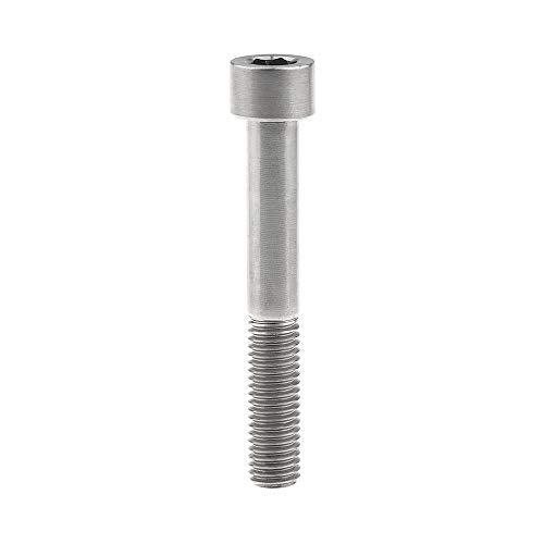 Titanium Cap Socket Head Bolts M10 (M10x60mm Pitch 1.25mm, Silver) M10x60mm Pitch 1.25mm Normal Titanium