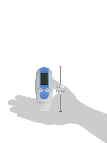 AccuRelief TENS Unit Muscle Stimulater Pain Relief System - Electric Muscle Stimulator with Electrodes for Neck, Back, and Full Body, White and Blue