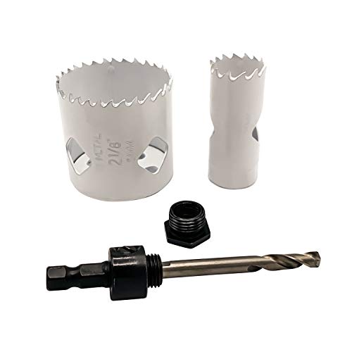 Disston E0114493 Blu-Mol Xtreme Hole Saw Bi-Metal Lock Installation Kit Without Drill Guide