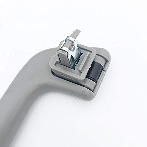 Auto Roof Pull Handle Grab Rail Grey with Hook LH=RH Universal for Toyota for Corolla for Rav4 Yaris Vios OEM:74610-52020 (Front Handrail Without Hook(Gray) 1Pcs) Front Handrail Without Hook(Gray)1Pcs