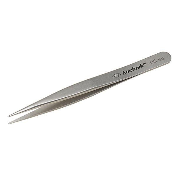 Aven 18475USA 6 Piece Technik Precision Tweezer Set, Stainless Steel 6" Length