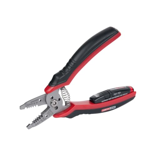 Gardner Bender GST-55M Circuit Alert Voltage Sensing Wire Stripper, Electrician / Contractor / Pro Hand Tool, 18-10 Wire Guage (AWG), 7 in. , Black