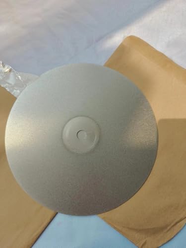 Diamond Flat Lap Disc, 10 Inch, 320 Grit, 1 Inch Arbor, for Gemstone Glass Ceramics Grinding Polishing (320 Grit)