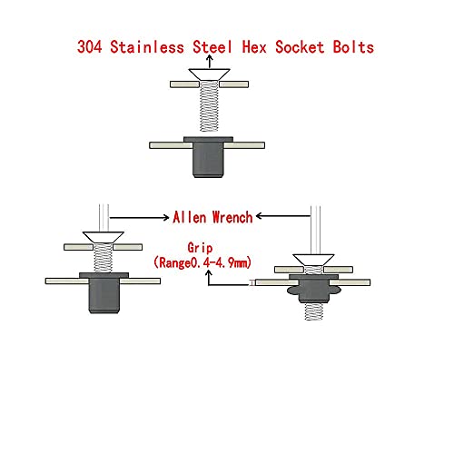 48 Pairs M5 Neoprene Rubber Well Nuts for Kayak with Brass Inserts Black 48 Pairs 5mm Rubber Well Nuts