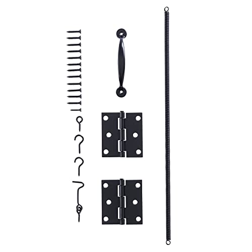 Wright Products - Screen Door Hardware Set, Black (Pack of 1)