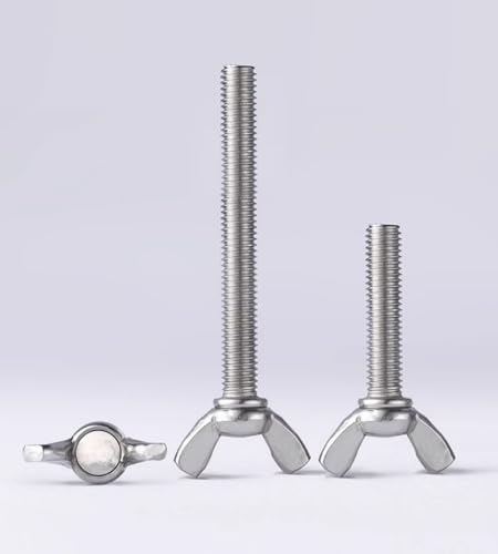 304 Stainless Steel Wing Butterfly Screws, Thumb Hand Screws for Electronic Equipment (5/16-18x2(10pcs),10) 5/16-18x2(10pcs) 10