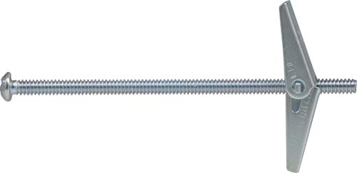 The Hillman Group Round Head Machine Screw Toggle Bolt 1/4' x 4' (Pack of 2) 1/4" x 4" (Pack of 2) 5 Pieces