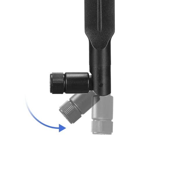 4G LTE 10dBi RP-SMA Male Cellular Antenna for Signal Booster Repeaters Cameras Hotspot Trail Security Gateway Industrial IoT Wireless CPE Router Hotspot Spypoint Link Micro Antenna Trail Cam RP-SMA Male（Inner Hole)
