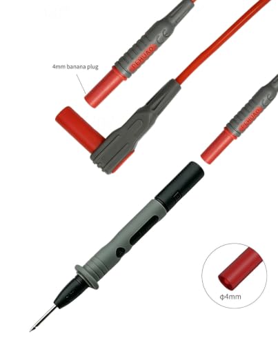 120 Inch Super Long Soft Silicone Multimeter Insulated Test Leads 3