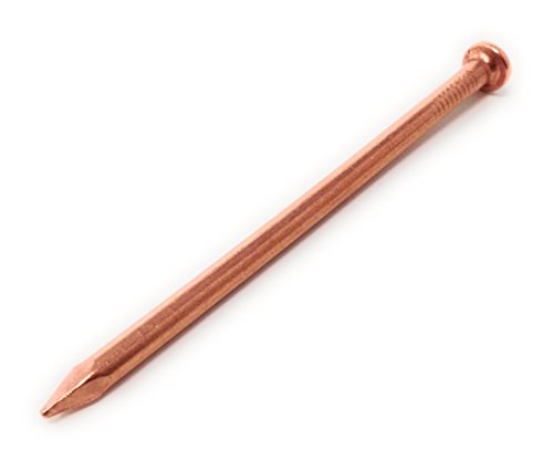 3.5 Inch Copper Nails - Pack of 20 Solid Copper Nail Spikes for Trees, Stumps and Roots