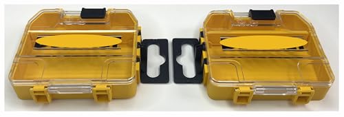4-Pack DT70800-QZ Small Storage Case Toolbox Compatible with DeWalt
