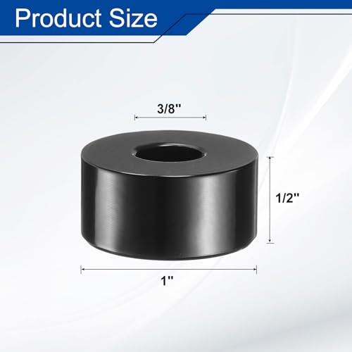 uxcell 10pcs Stainless Steel Spacer 3/8" Bore x 1" OD x 1/2" L Bushing 3/8"ID x 1"OD x 1/2"Length